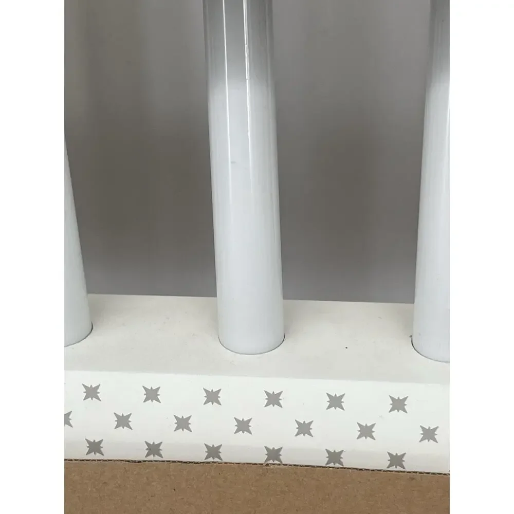 NIB IKEA Kallt Candelabra 7 Light Christmas White Grey